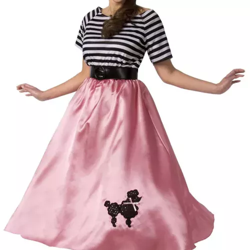 Photo du produit Déguisement années 50 rose femme