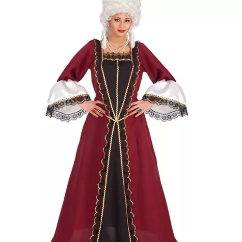 Photo du produit Déguisement baroque bordeaux femme