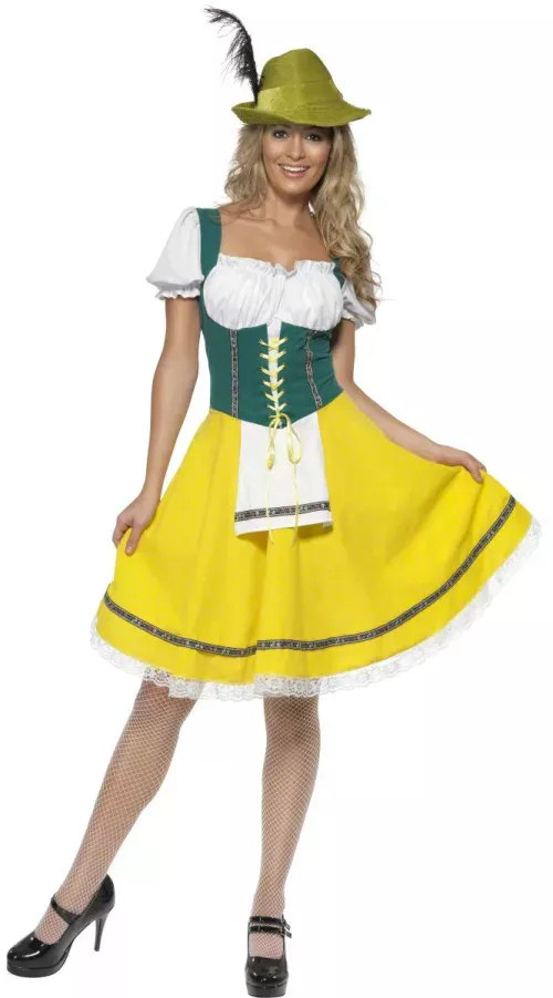 Photo du produit Déguisement bavaroise jaune femme