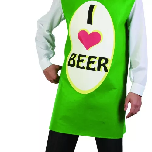 Photo du produit Déguisement bouteille de bière verte adulte