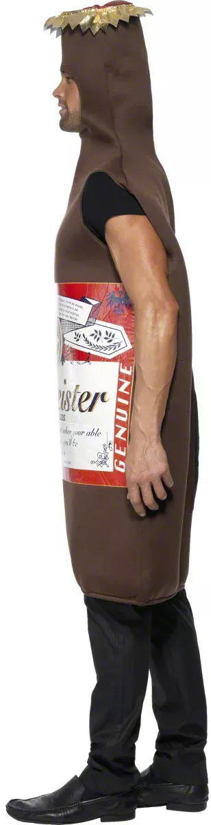 Photo du produit Déguisement bouteille de bière marron adulte