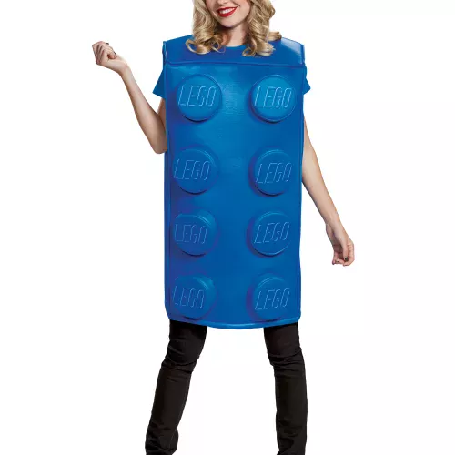 Photo du produit Déguisement brique Lego® bleue adulte