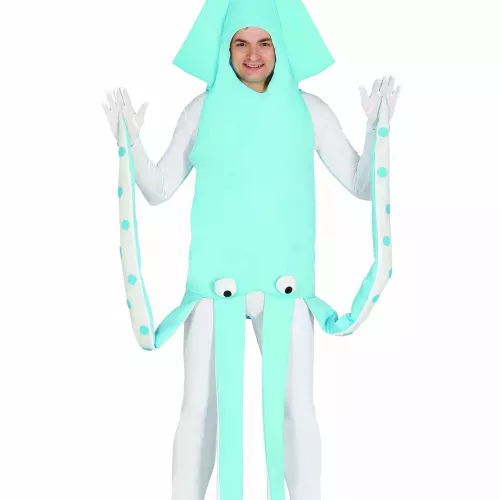 Photo du produit Déguisement calamar bleu adulte
