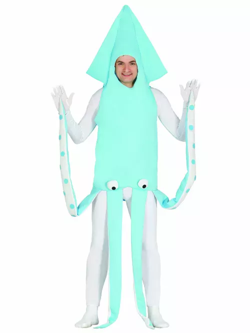 Photo du produit Déguisement calamar bleu adulte