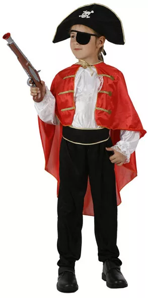 Photo du produit Déguisement capitaine de la piraterie garçon