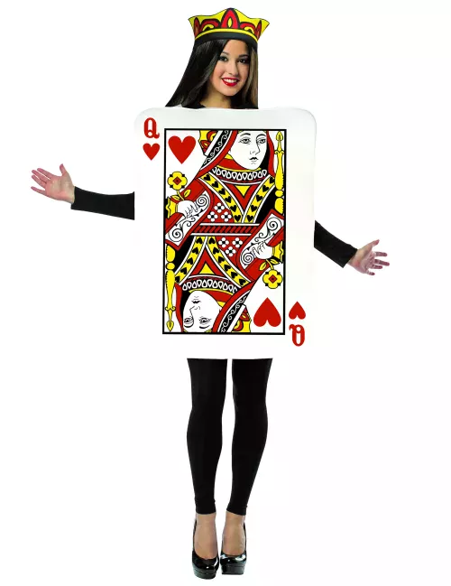 Photo du produit Déguisement carte reine de coeur femme