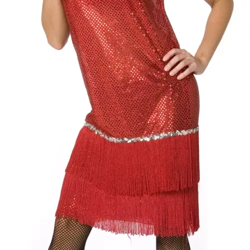 Photo du produit Déguisement charlestonrouge à paillettes femme