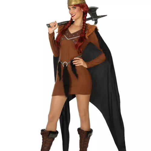 Photo du produit Déguisement chef de tribu viking femme