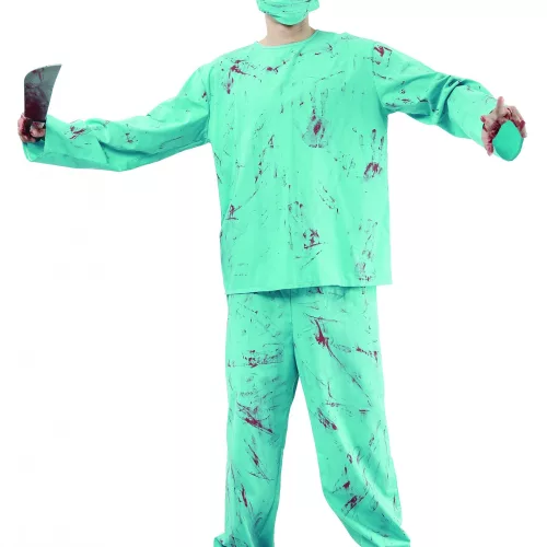 Photo du produit Déguisement chirurgien zombie Halloween adulte
