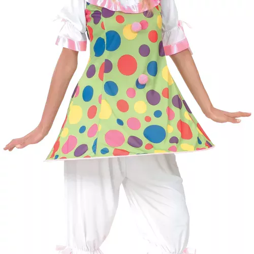 Photo du produit Déguisement clown à pois colorés femme