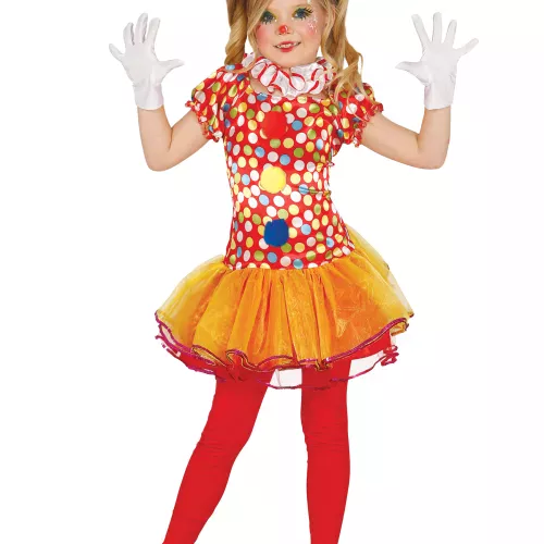 Photo du produit Déguisement clown multicolore avec tutu fille