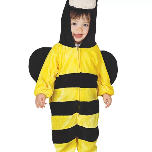 Photo du produit Déguisement combinaison abeille avec capuche bébé