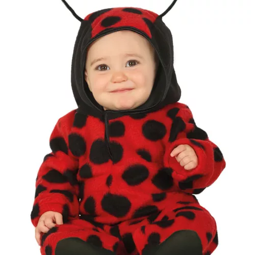 Photo du produit Déguisement combinaison avec capuche coccinelle bébé