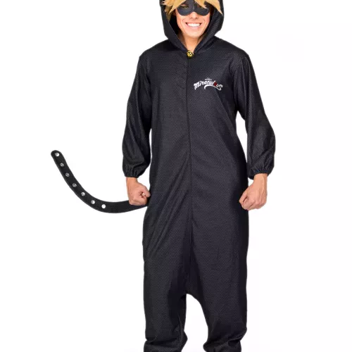 Photo du produit Déguisement combinaison Chat Noir Miraculous adulte