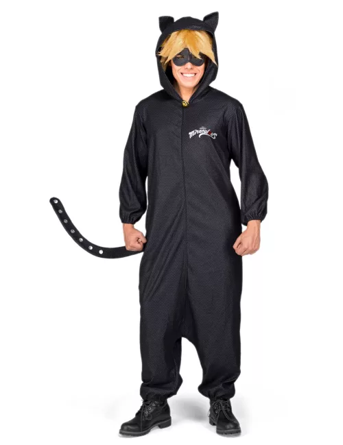 Photo du produit Déguisement combinaison Chat Noir Miraculous adulte