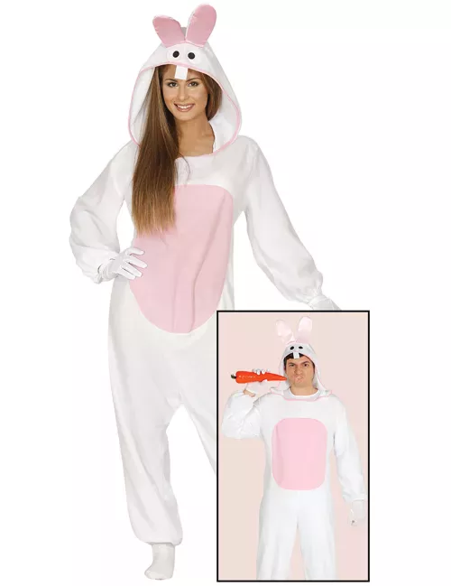 Photo du produit Déguisement combinaison lapin adulte