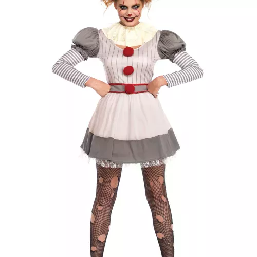 Photo du produit Déguisement creepy clown femme