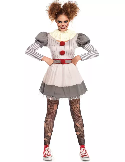 Photo du produit Déguisement creepy clown femme