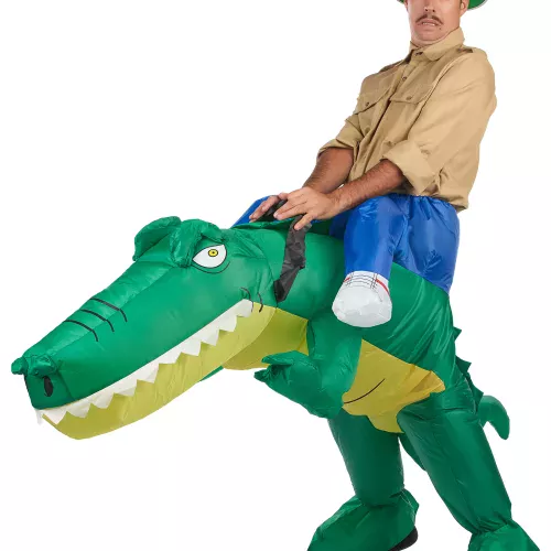 Photo du produit Déguisement crocodile gonflable adulte