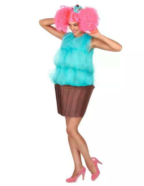 Photo du produit Déguisement cupcake turquoise femme