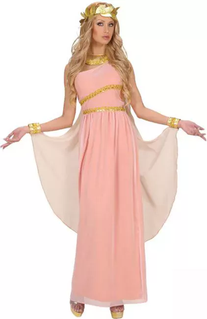 Photo du produit Déguisement déesse grecque rose femme