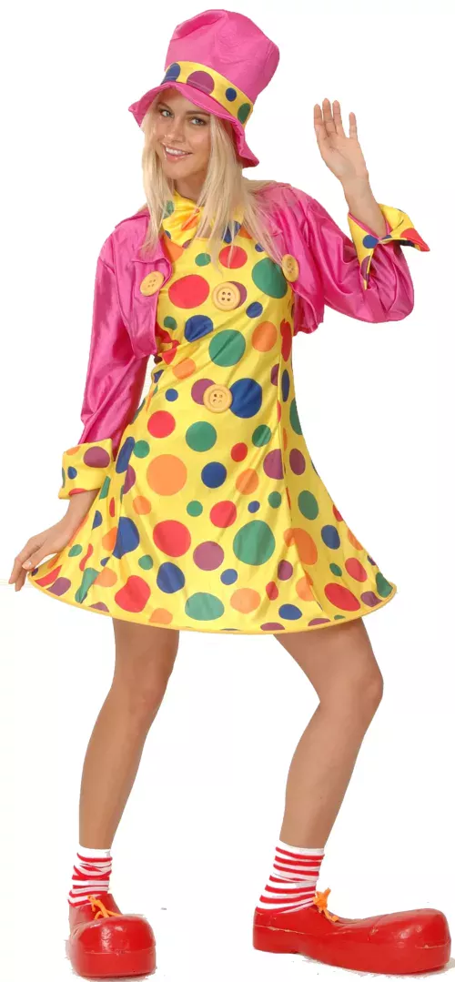 Photo du produit Déguisement clown amusant femme