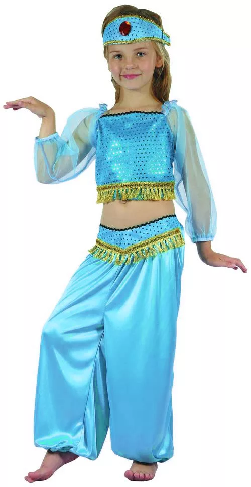 Photo du produit Déguisement danseuse orientale bleue fille