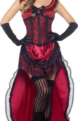Photo du produit Déguisement danseuse saloon sexy rouge femme