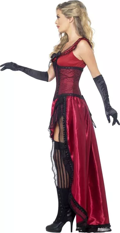 Photo du produit Déguisement danseuse saloon sexy rouge femme