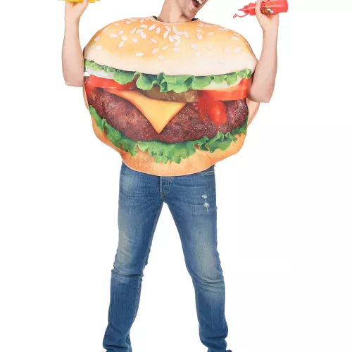 Photo du produit Déguisement de burger adulte