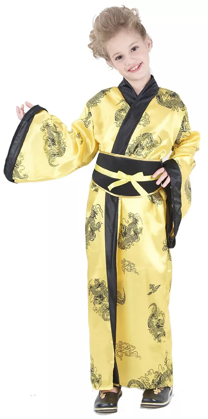 Photo du produit Déguisement chinoise jaune fille