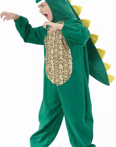 Photo du produit Déguisement dinosaure vert et jaune enfant
