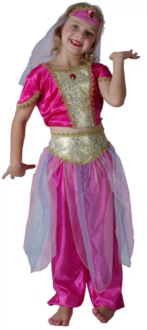 Photo du produit Déguisement danseuse orientale rose fille