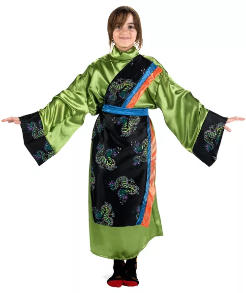 Photo du produit Déguisement japonaise verte fille