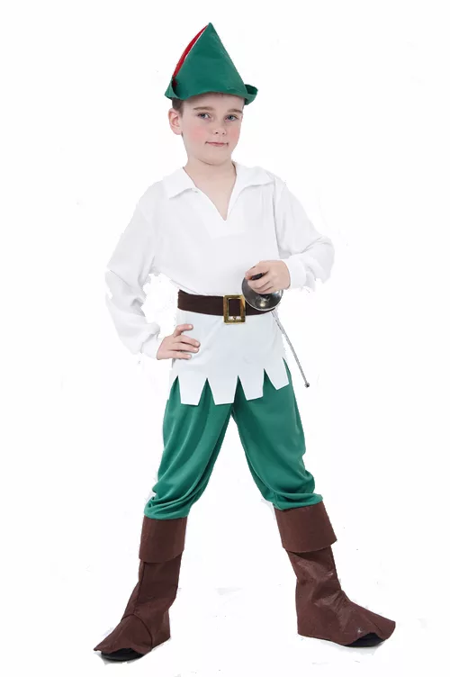 Photo du produit Déguisement garçon des bois blanc et vert
