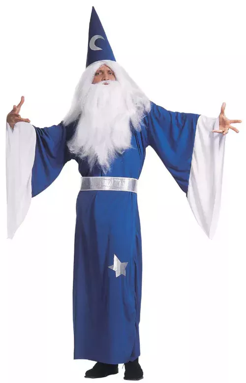 Photo du produit Déguisement magicien bleu homme