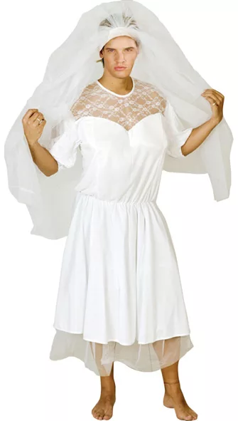 Photo du produit Déguisement mariée humoristique homme