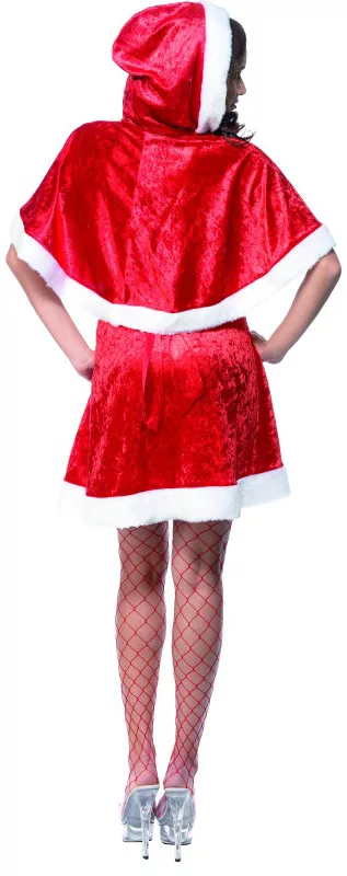 Photo du produit Déguisement mère Noël sexy à capuche femme