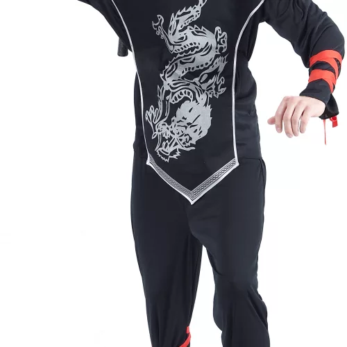 Photo du produit Déguisement ninja dragon argentés homme