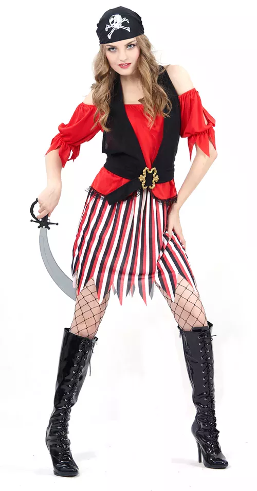 Photo du produit Déguisement pirate tunique femme