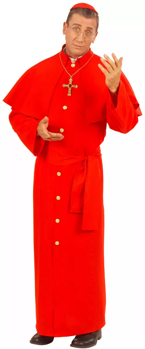 Photo du produit Déguisement cardinal rouge homme