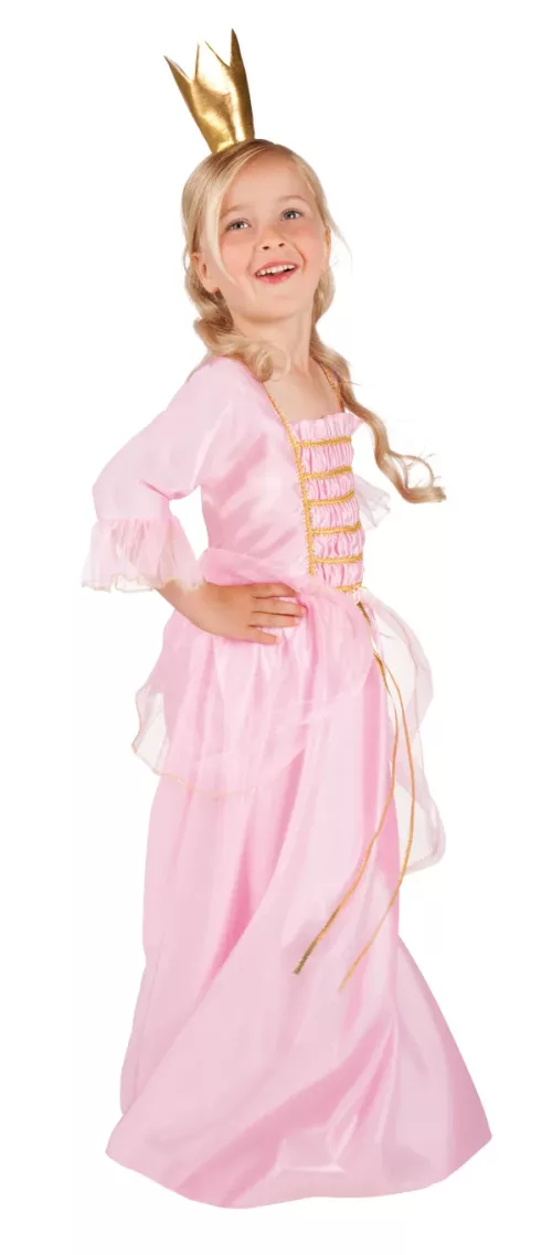 Photo du produit Déguisement princesse rose et doré fille