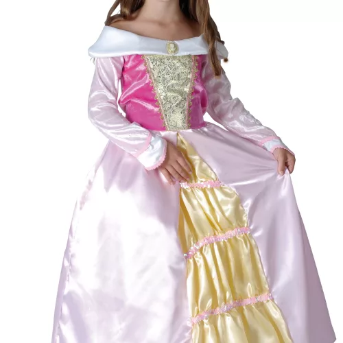 Photo du produit Déguisement princesse robe satinée fille