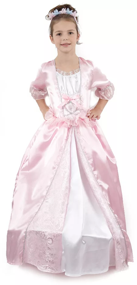 Photo du produit Déguisement princesse avec une couronne à fleurs fille