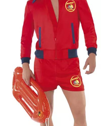 Photo du produit Déguisement rouge sauveteur Alerte à malibu adulte