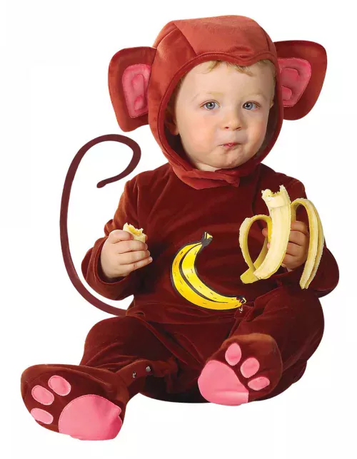 Photo du produit Déguisement singe effet velours bébé
