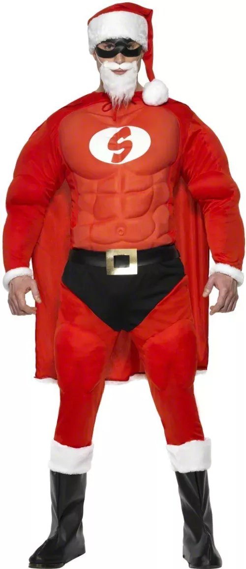 Photo du produit DéguisementPère Noëlhomme musclé