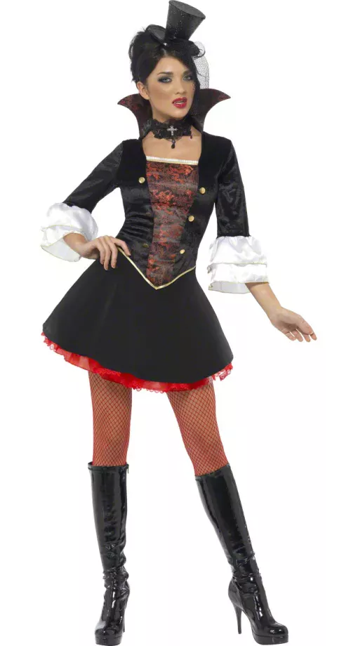 Photo du produit Déguisement court vampire femme Halloween