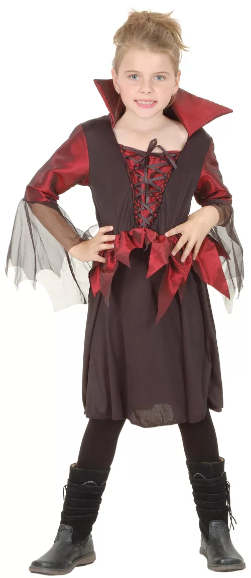 Photo du produit Déguisement vampire satiné fille Halloween