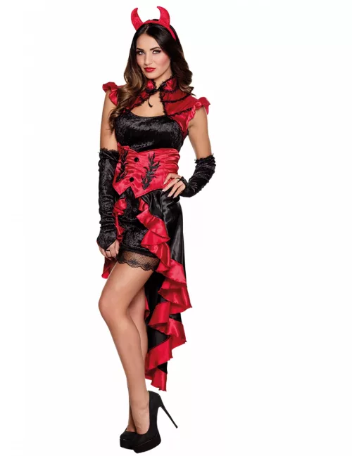 Photo du produit Déguisement démon gothique femme Halloween